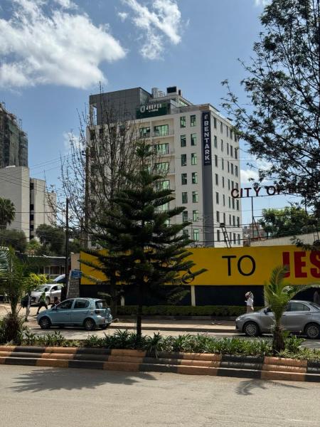 Na fotografii je vidět objekt Bentark Hotel nacházející se ve městě Addis Abeba.