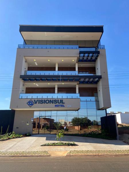 A la foto es mostra l'objecte Visionsul Hotel situat a la ciutat de Chapadão do Sul.