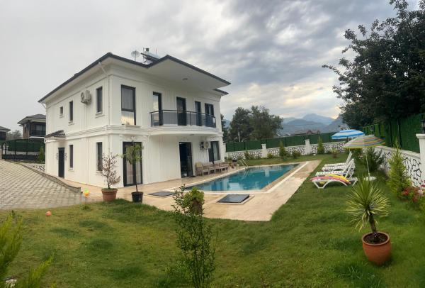 The photo shows the Star House located in the city of Fethiye.