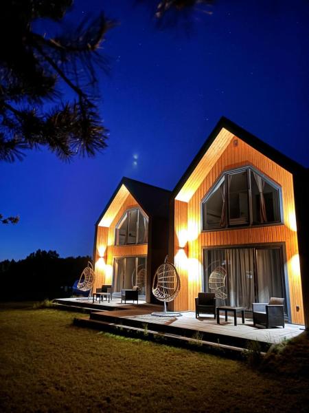 Na fotografii je vidět objekt Nella Foresta nacházející se ve městě Ostrowo.