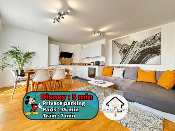 L Eiffel Disney 5min Paris 35min Parking Terrasse - Esbly
