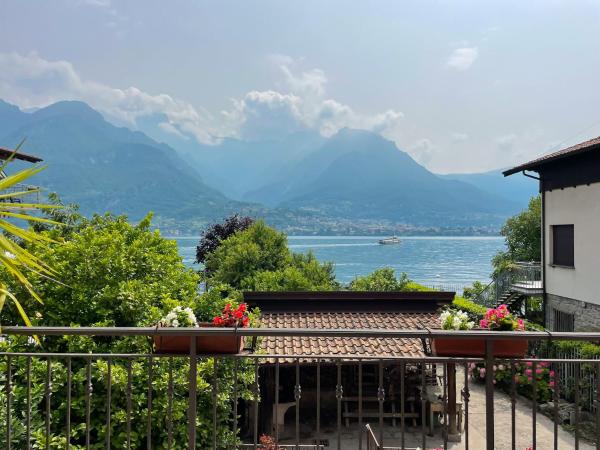 Na fotografii je vidět objekt Villa Il Melograno Apartment 1 with lake access nacházející se ve městě Oliveto Lario.