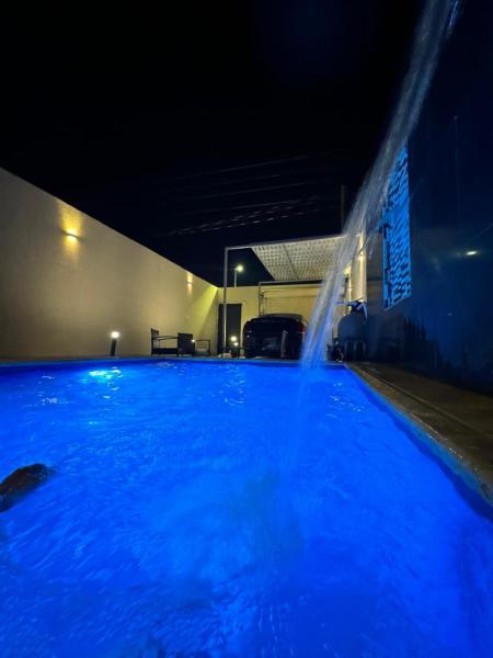 Na fotografii je vidět objekt شاليه خاص ومميز بأحدث الموصفات nacházející se ve městě Malham.