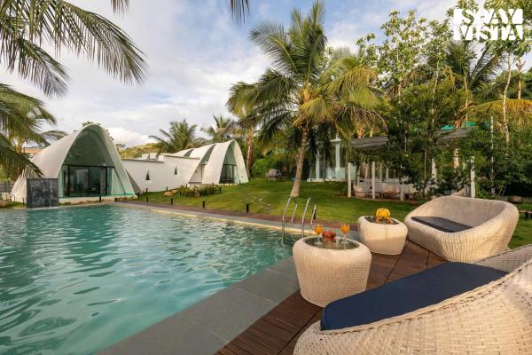 På billedet ses objektet Luxury Shwaas Villa in Mysore with Private pool and landscape beliggende i byen Mandya.
