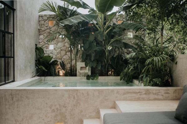Na zdjęciu widoczny jest obiekt Design Casa Amonita położony w mieście Tulum.