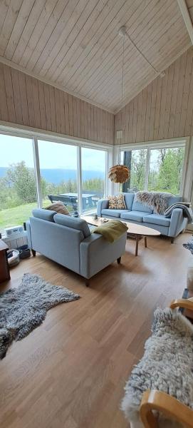 A la foto es mostra l'objecte Steinstølen by Norgesbooking - cabin with a lovery view situat a la ciutat de Hol.