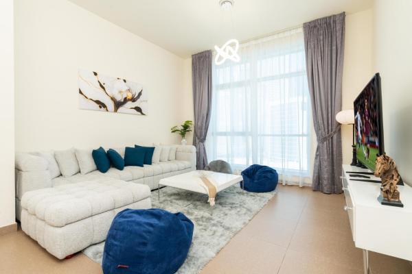 På billedet ses objektet Hamilton Residence - Luxury 1BR - Canal View - Pet Friendly beliggende i byen Dubai.