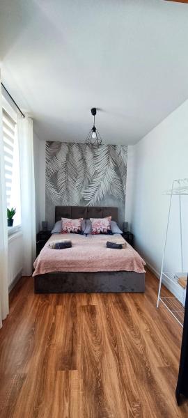 På bildet vises objektet Apartament Cisza som ligger i byen Ostróda.