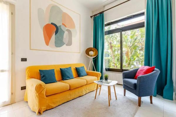 A la foto es mostra l'objecte TheKeyStudio, Colori Del Mare with private parking in 2 mins from the beach situat a la ciutat de Bordighera.