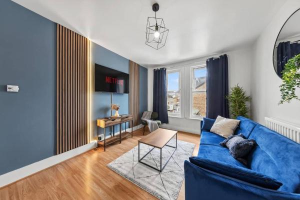 Na fotografii je vidět objekt Comfort & Elegance 1-bedroom in Gillingham nacházející se ve městě Gillingham.