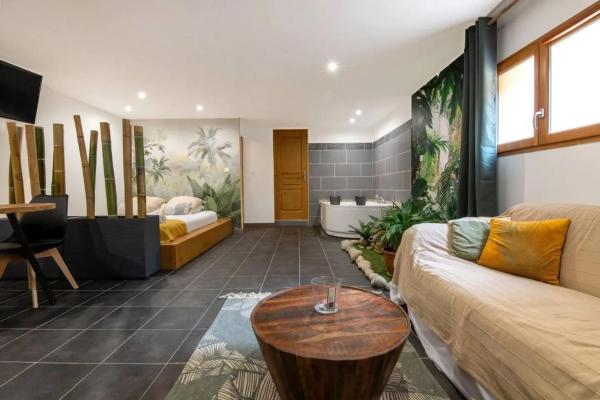 A la foto es mostra l'objecte Studio romantique à Baixas avec Jacuzzi - 35m² situat a la ciutat de Baixas.