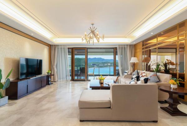 Στη φωτογραφία φαίνεται το αντικείμενο Haiyun Island - Mid-Levels Peninsula Future Water World 2 bedrooms, 2 bathrooms and 1 living room luxury apartment suite που βρίσκεται στην πόλη Σανυά.
