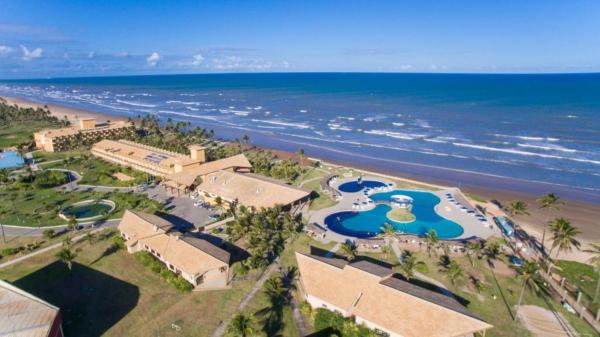 写真にはバーハ・ドス・コケイロス市にあるMakai Resort Aracaju All Inclusive Pacote 7 diárias de agosto a novembroが写っています。