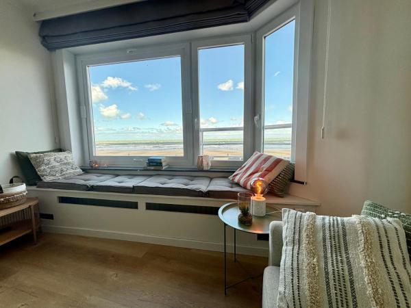 A la foto es mostra l'objecte La brise et la mer- frontaal zeezicht! situat a la ciutat de Oostende.