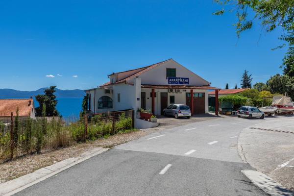 Auf dem Foto ist das Objekt Apartments by the sea Brist, Makarska - 22463 in der Stadt Podaca zu sehen.