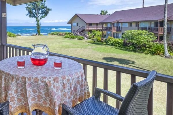 Na fotografii je vidět objekt Hanalei Colony Resort C4 nacházející se ve městě Hanalei.