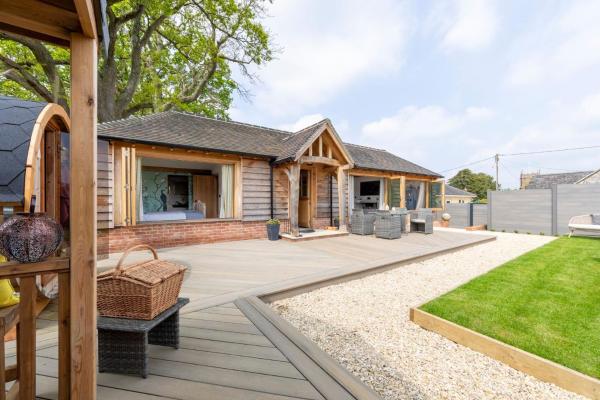 Op de foto is het object The Lodge at Leigh te zien, gelegen in de stad Sherborne.