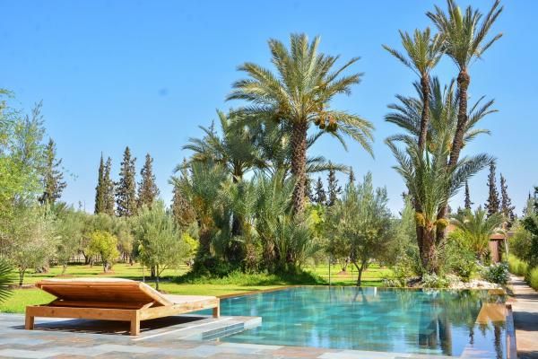 På billedet ses objektet Villa Tulum - Indoor Spa & Pools beliggende i byen Marrakech.