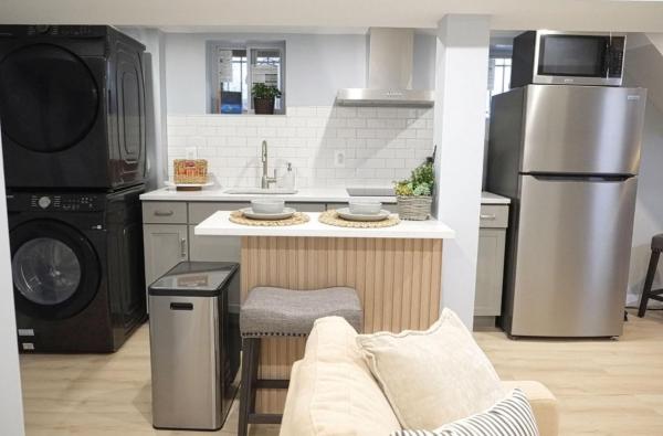A la foto es mostra l'objecte One bedroom apartment with AC and WiFi in the Bronx situat a la ciutat de Williams Bridge.