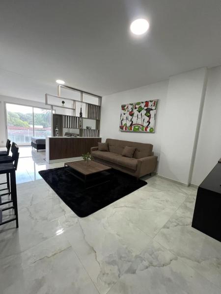 På bilden syns objektet Estudio moderno con ubicacion estrella! som ligger i staden Vila El Carmen.