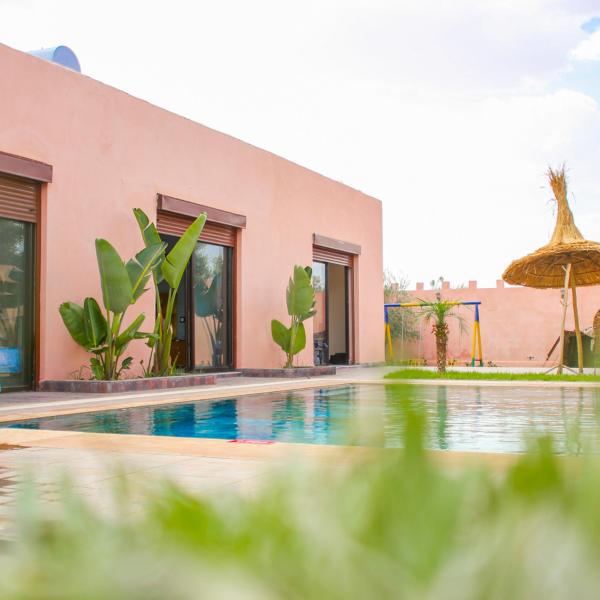 På billedet ses objektet Une belle Villa Ourika beliggende i byen Marrakech.