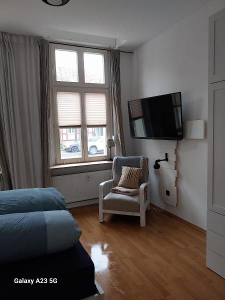 A la foto es mostra l'objecte FeWo Bismarkstraße 32 - 3Raum situat a la ciutat de Schönfeld.
