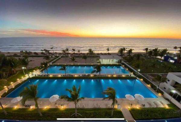 På billedet ses objektet departamento vacacional Mazatlán beliggende i byen Mazatlán.