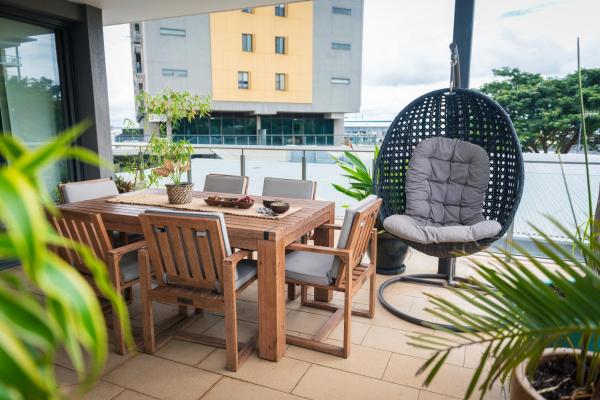 På billedet ses objektet Barefoot Beach Apartment Darwin Waterfront beliggende i byen Darwin.