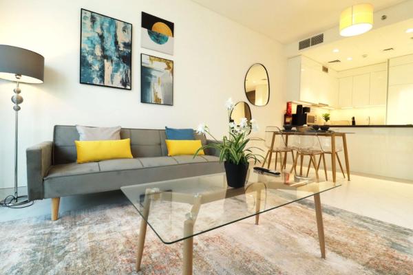 A la foto es mostra l'objecte Stellar Dreams 1BR - District 1 situat a la ciutat de Dubai.