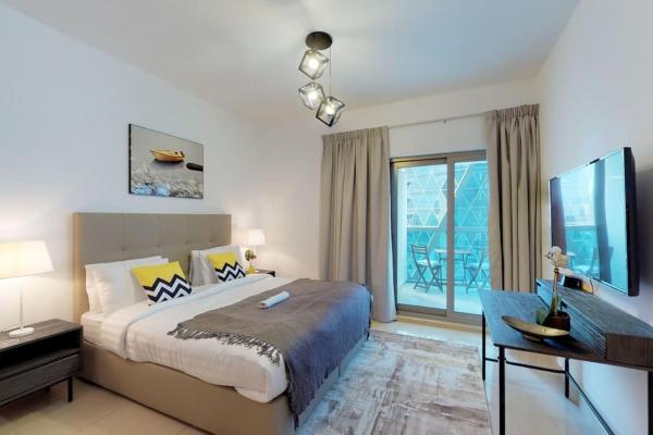 Nella foto è visibile l'oggetto Comfy Studio Apartment in DIFC situato nella città di Dubai.