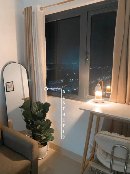 På billedet ses objektet Beans Crib Staycation at SMDC Green 2 Residences beliggende i byen Dasmariñas.