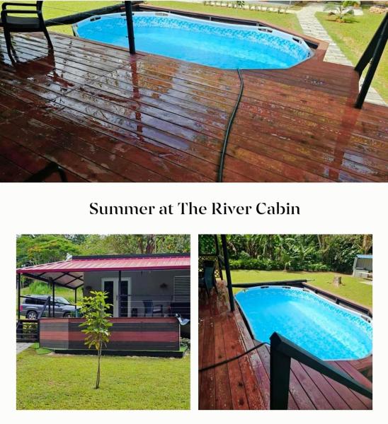 Na fotografii je vidět objekt Cabaña Del Rio nacházející se ve městě Comerio.