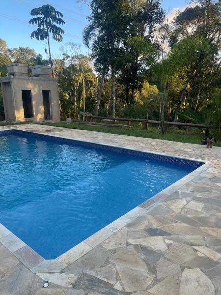 A la foto es mostra l'objecte Chacara Embu situat a la ciutat de Embu-Guaçu.
