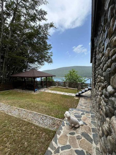 Auf dem Foto ist das Objekt Luxury Villa Silvija Mavrovo in der Stadt Mavrovo-Nationalpark zu sehen.