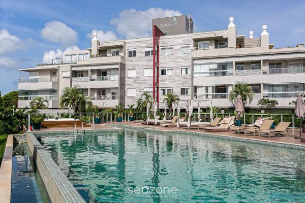På billedet ses objektet Apto no cond Thai Beach Home Spa frente mar TBS106 beliggende i byen Florianópolis.