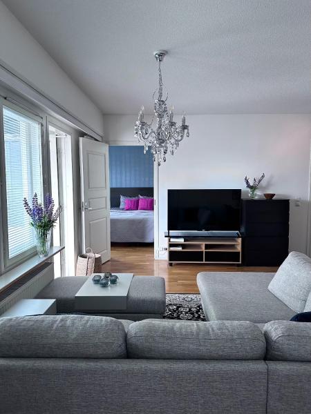 A la foto es mostra l'objecte Lahti City Central 57m2 Sauna & 2 bedrooms situat a la ciutat de Lahti.