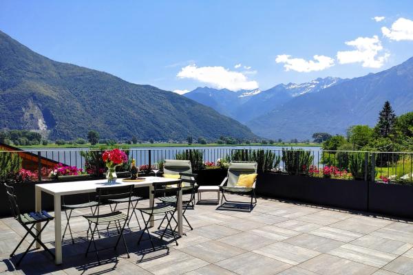 Dascio Salute Ferienwohnung Mit Panorama Balkon Am See - Lac de Côme