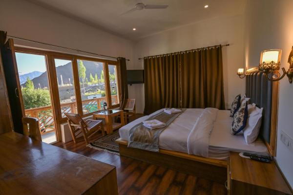 A la foto es mostra l'objecte LADAKH ODYSSEY Hotel situat a la ciutat de Leh.