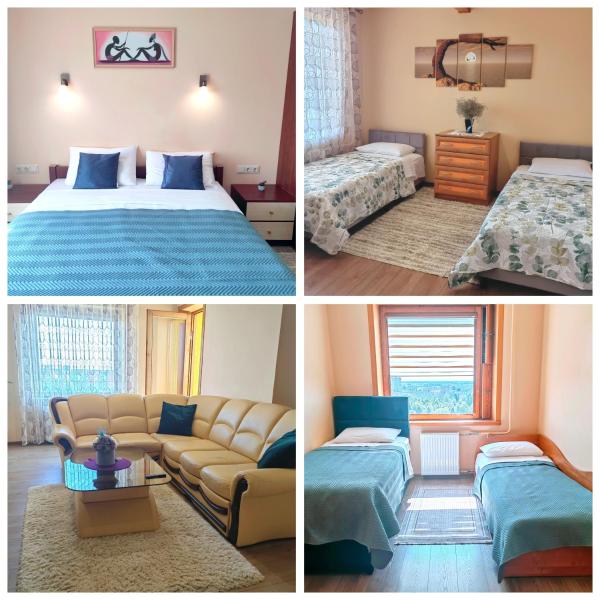 Auf dem Foto ist das Objekt Lyra cozy large apartment in der Stadt Žaliukai zu sehen.