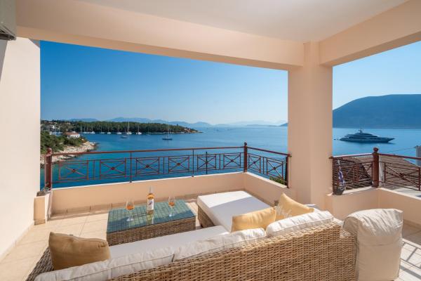 Auf dem Foto ist das Objekt Tassos House Fiskardo Kefalonia in der Stadt Matsoukáta zu sehen.
