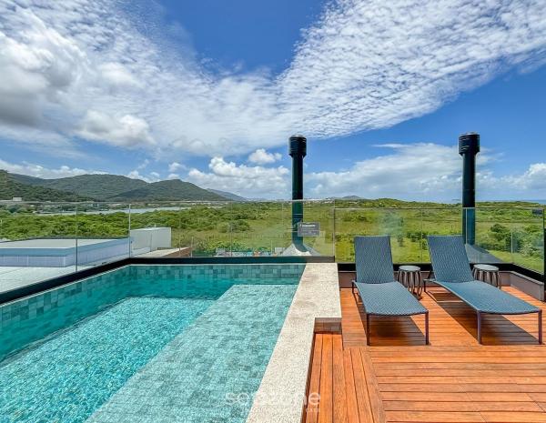 På billedet ses objektet Studio garden Campeche em Floripa HAL103 beliggende i byen Florianópolis.