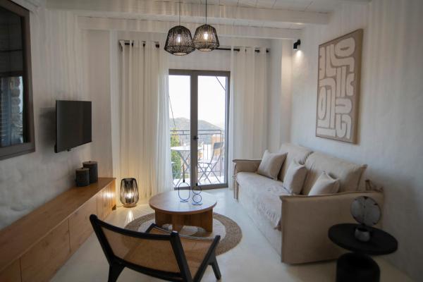 Na fotografii je vidět objekt Kallithea Luxury Apartment nacházející se ve městě Episkopí.