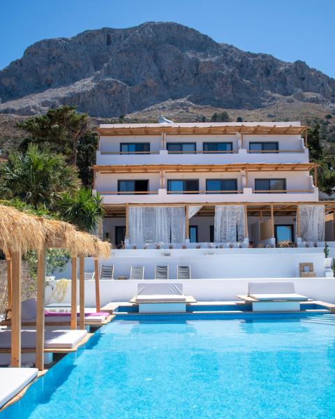 A la foto es mostra l'objecte SPONGIA HOTEL SUITES & Spa situat a la ciutat de Mirtéai.