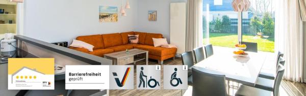 A la foto es mostra l'objecte Ferienwohnung 1 (barrierefrei), Hoddersdiek 1 situat a la ciutat de Hoddersdeich.