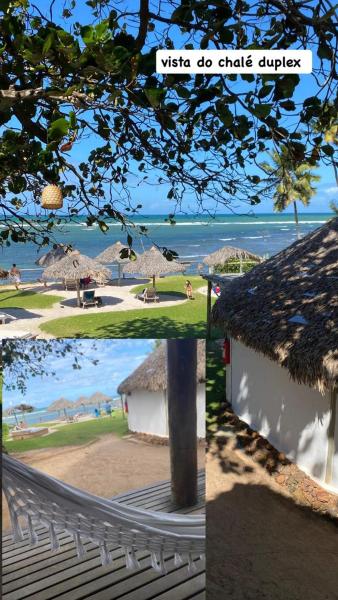 The photo shows the Pousada Farol das Tartarugas located in the city of Praia do Forte.
