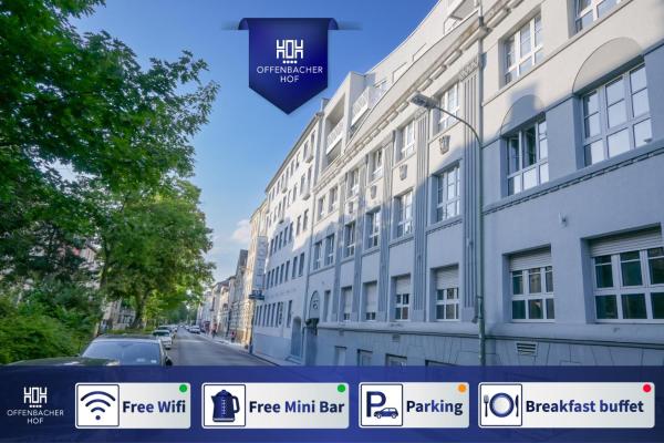 På bildet vises objektet Hotel Offenbacher Hof som ligger i byen Offenbach.