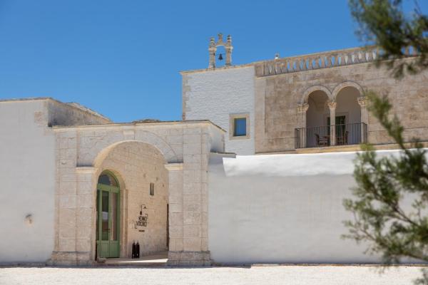 A la foto es mostra l'objecte Masseria Valentina situat a la ciutat de Ostuni.