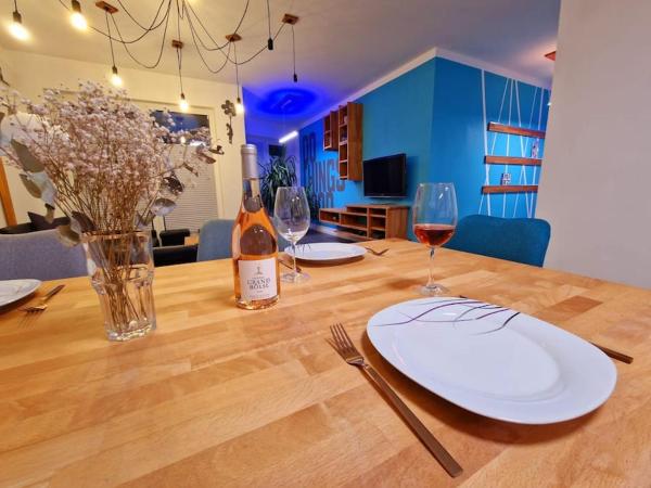 A la foto es mostra l'objecte Huge and modern apartment with terrace situat a la ciutat de Paderborn.