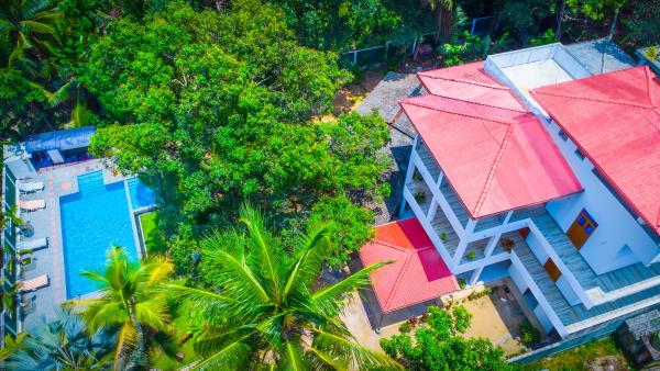 På bildet vises objektet Blue Rice Villa Pvt Limited and Hotel som ligger i byen Ampegama.