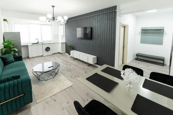 The photo shows the Apartament Markos located in the city of Suceava.